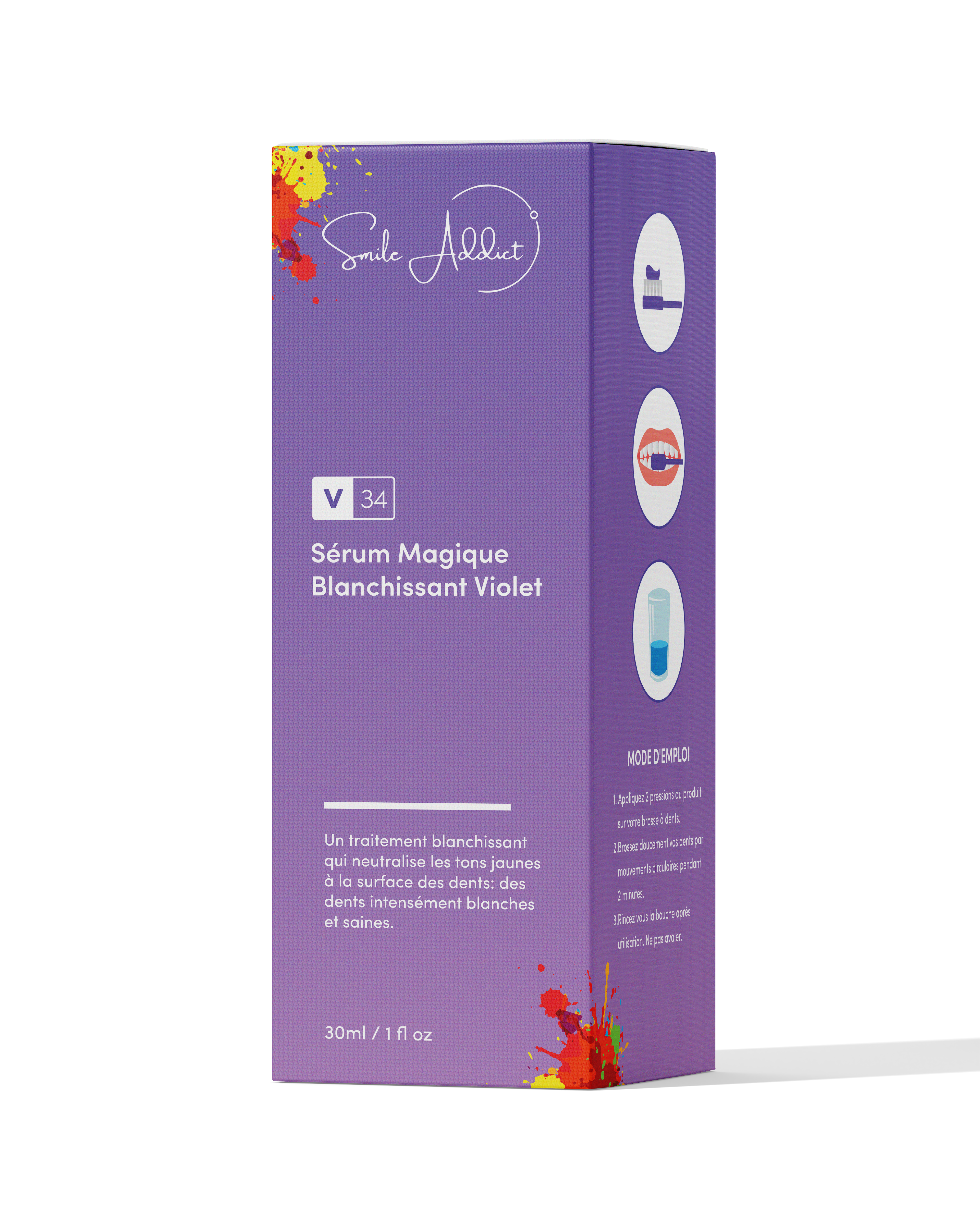 FARBKORREKTOR - Violettes aufhellendes "magisches" Serum 30ml 🌟 Addict Smile