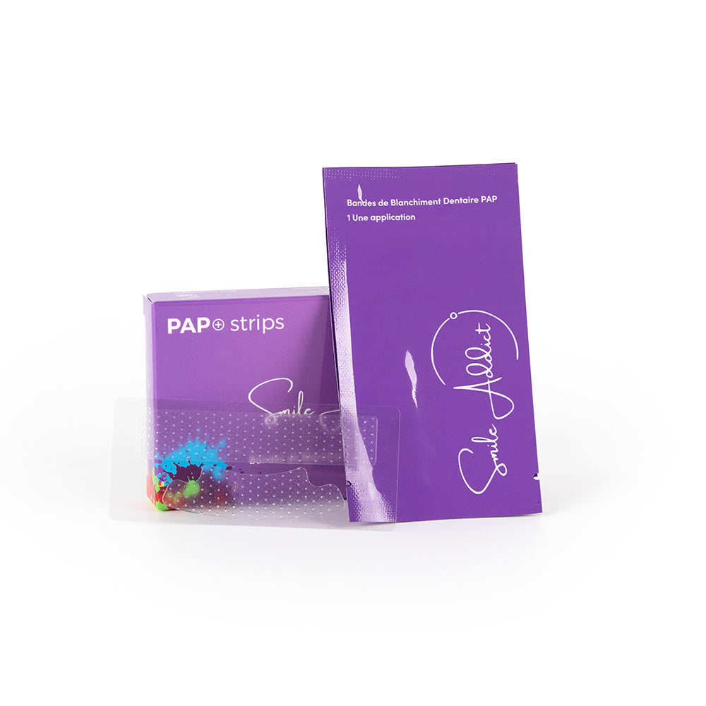 Whitening strips - New PAP+ formula Mint flavored Smile Addict