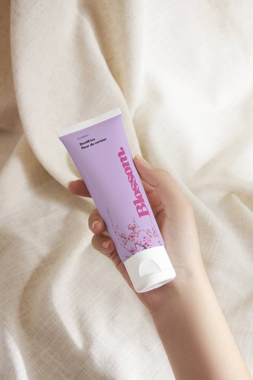 Dentifrice Aromatisé - Saveur Fleur de Cerisier Blossom Smile Addict