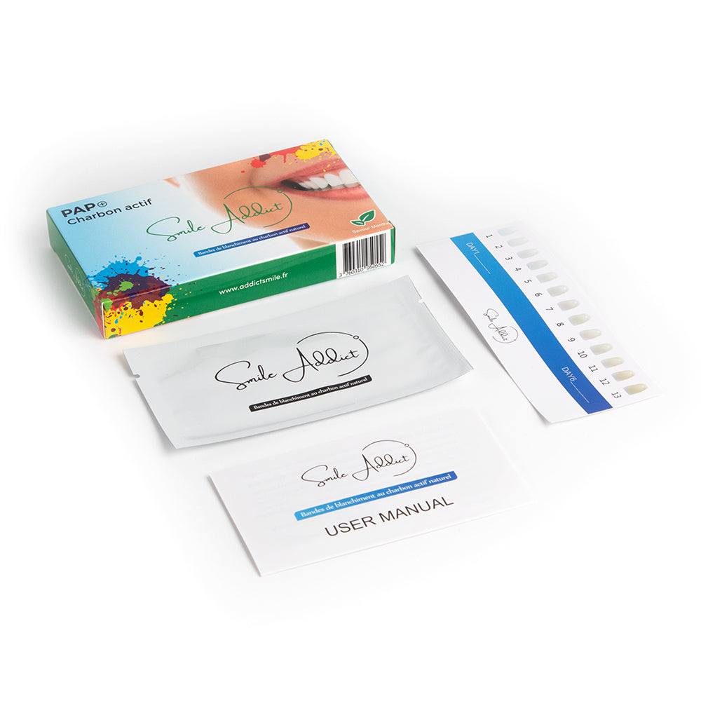 Bandes Blanchissantes - Saveur Menthe | Smile Addict