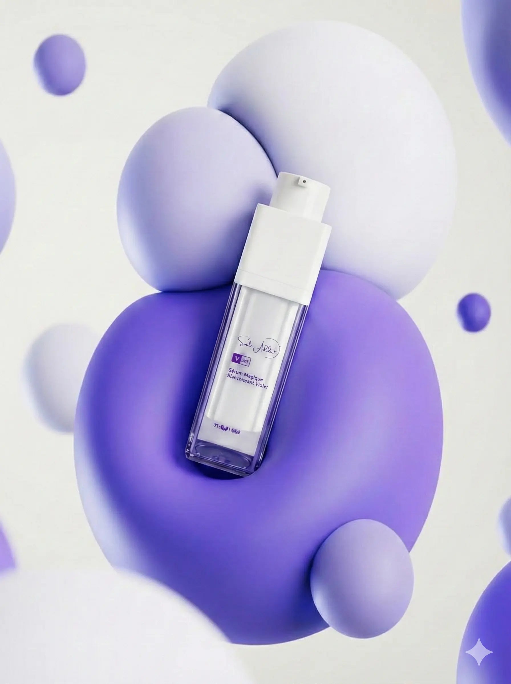 CORRECTEUR DE COULEUR - Serum "magique" blanchissant violet 30ml 🌟 Addict Smile