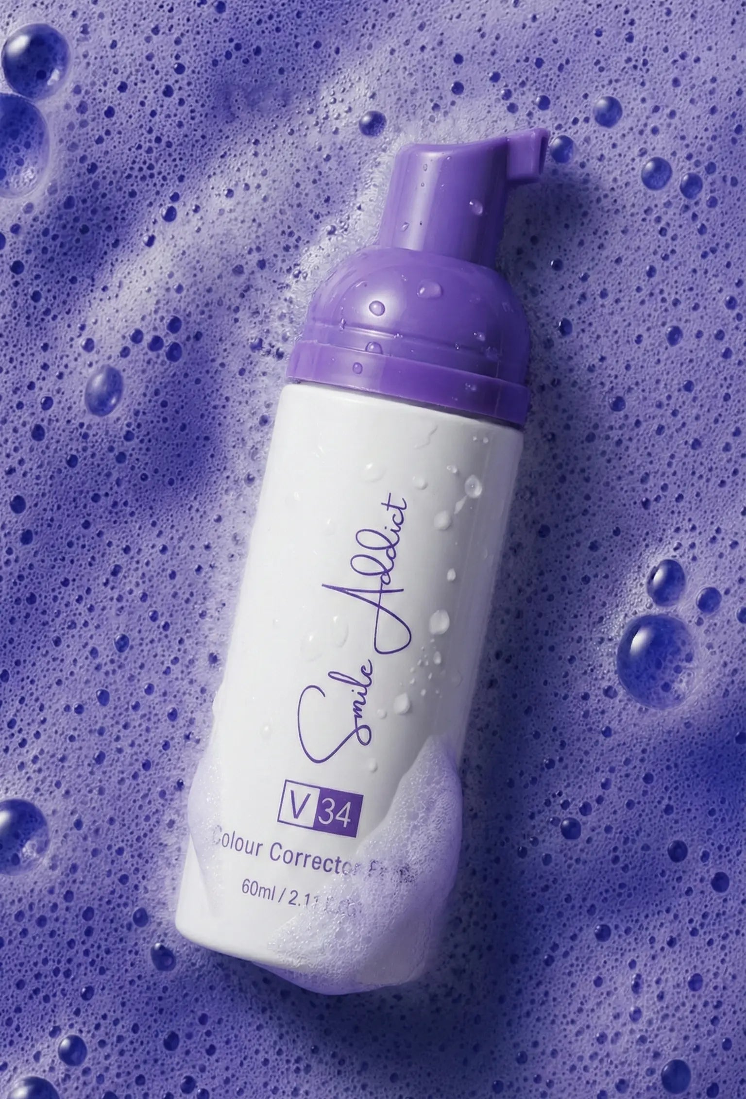 Mousse Blanchissante Smile Addict V34 – Correcteur de Couleur Instantané Smile Addict