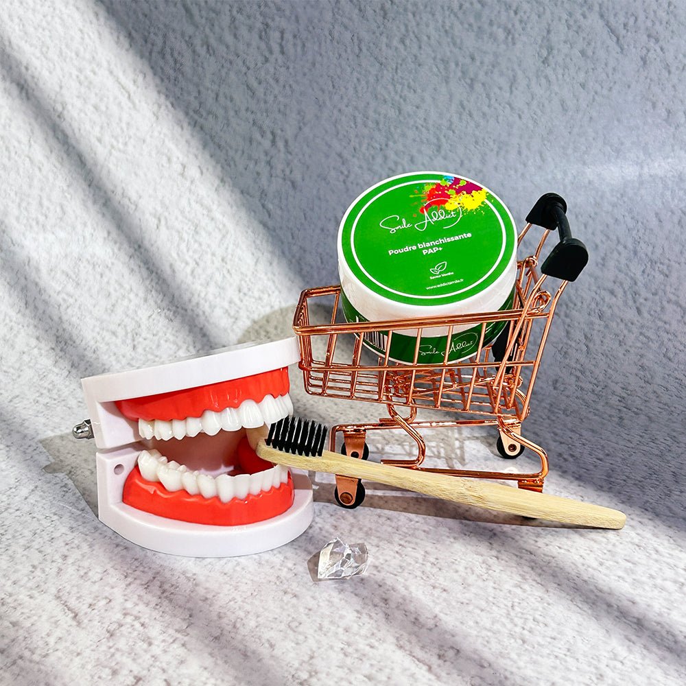 Poudre de PAP Blanchissante à la Menthe Addict Smile