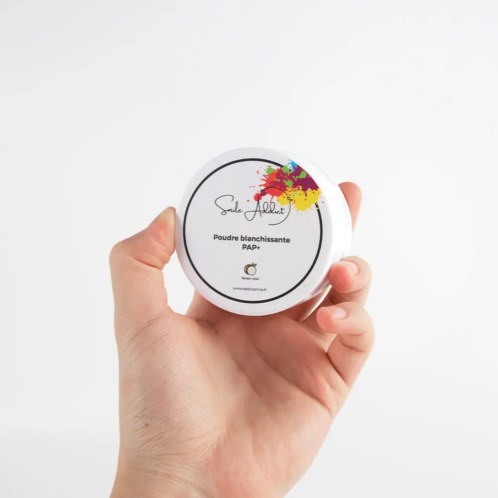 Poudre de PAP Blanchissante à la Noix de Coco Addict Smile