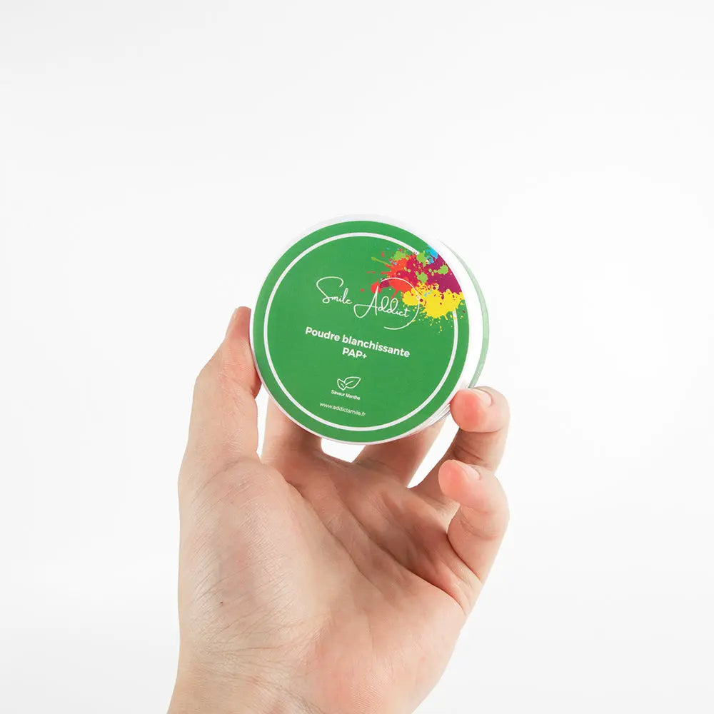 Poudre de PAP Blanchissante à la Menthe Addict Smile