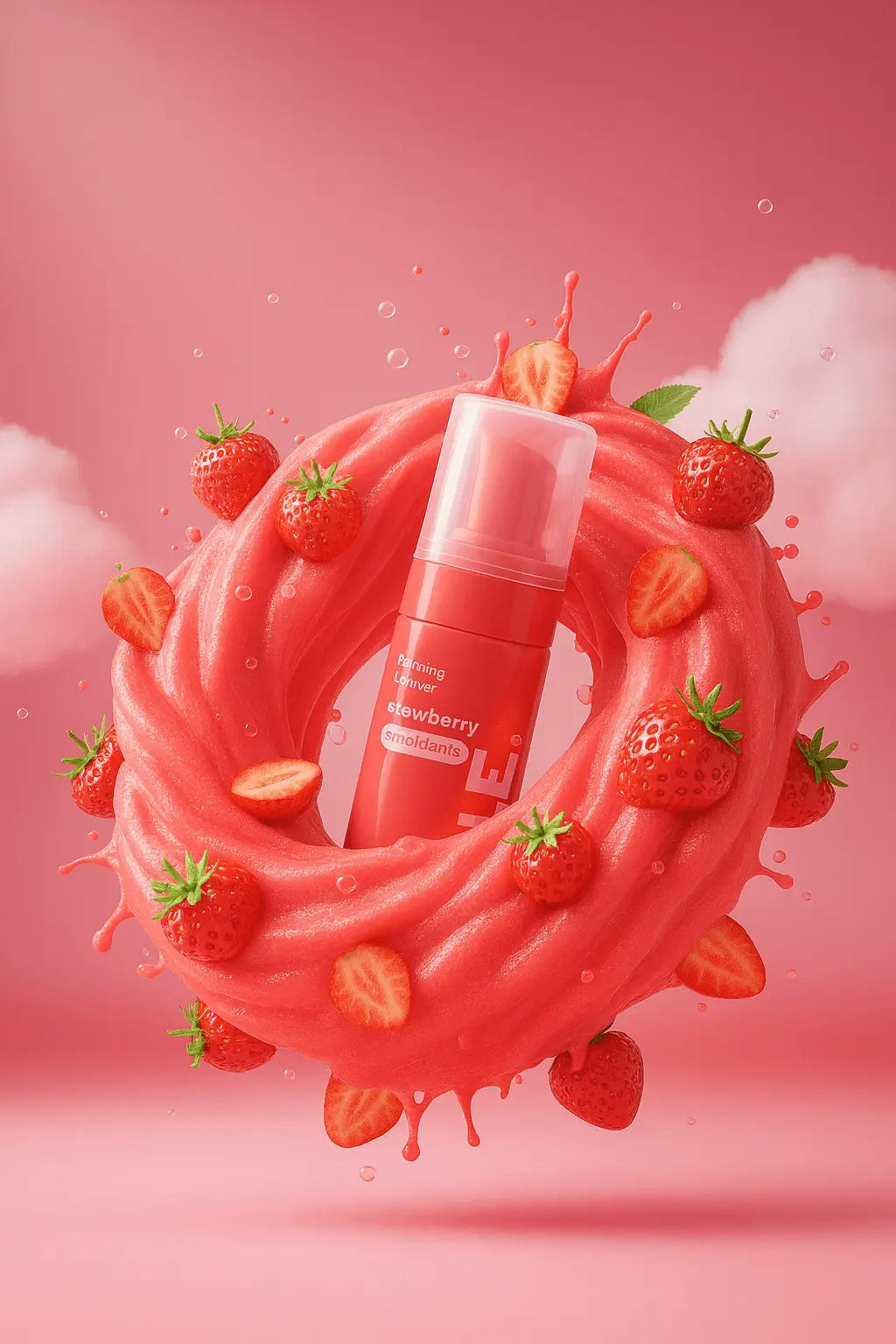 Bain de bouche mousseux Fraise – Smile Addict | Smile Addict