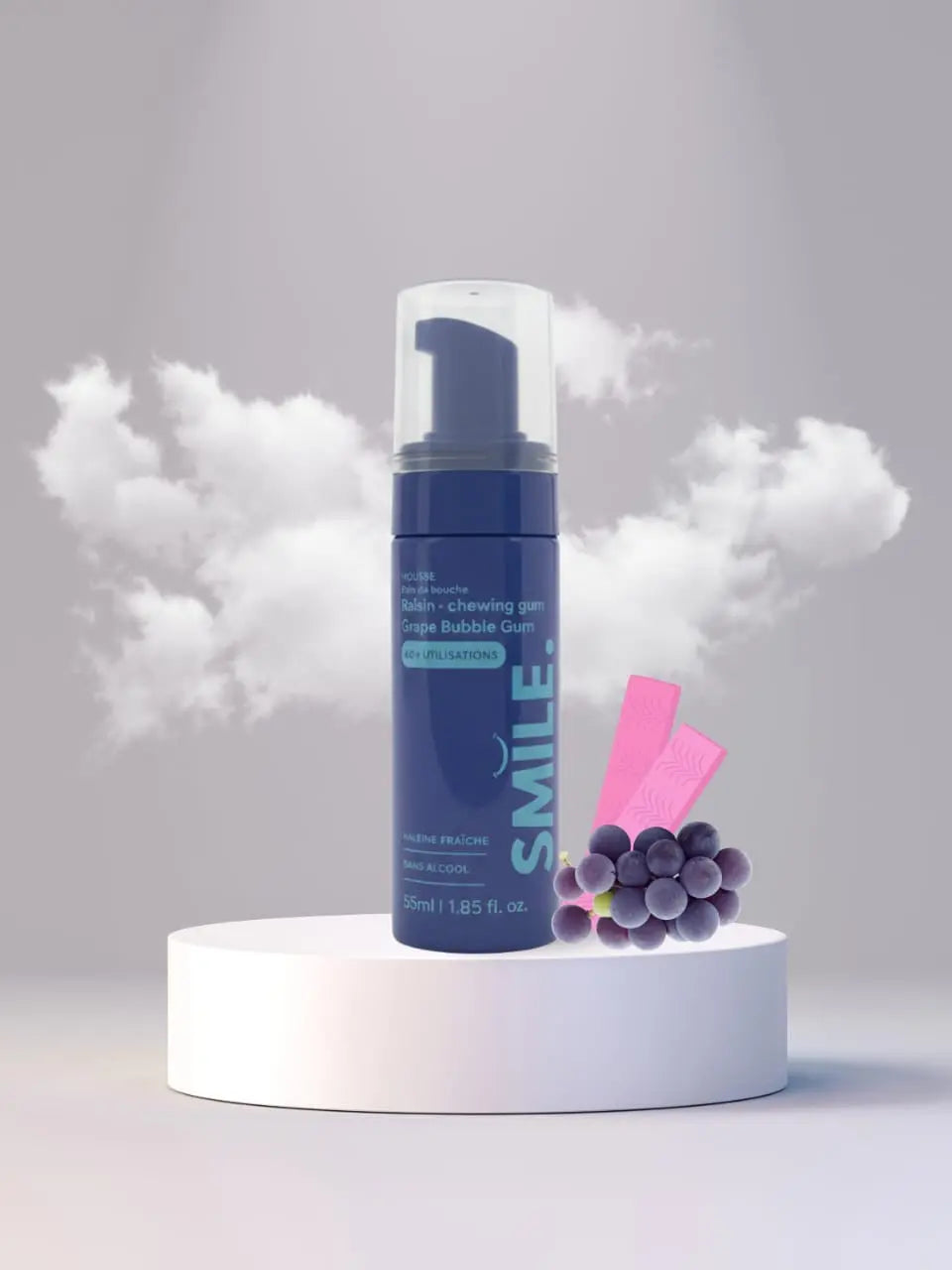 Bain de bouche mousseux Bubblegum – Smile Addict | Smile Addict