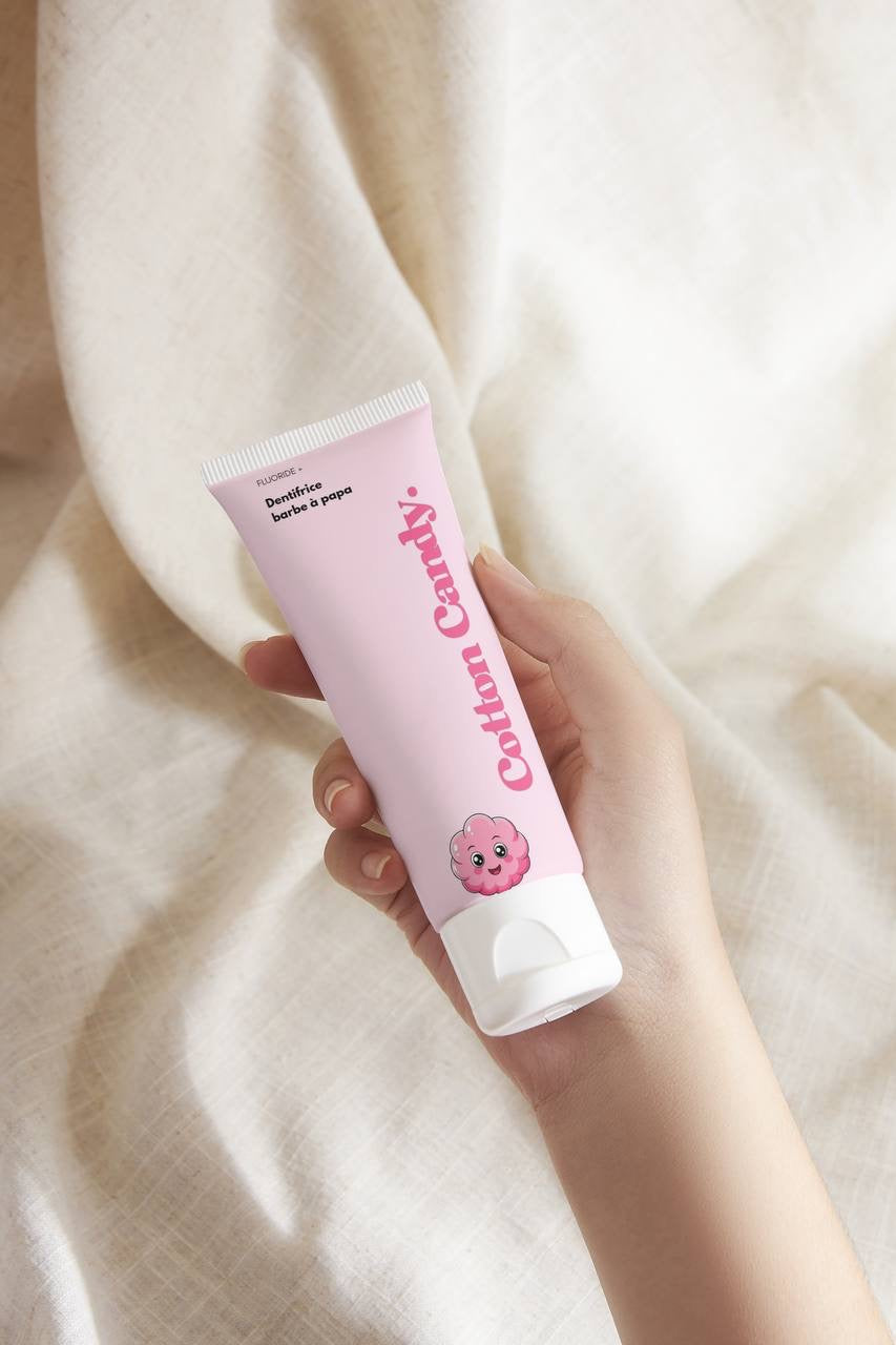 Dentifrice Aromatisé - Saveur Barbe à Papa Smile Addict