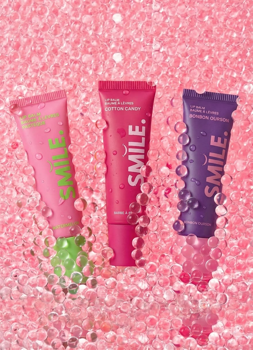 BAUMES A LEVRES HYDRATANTS - LOT DE 4 SAVEURS