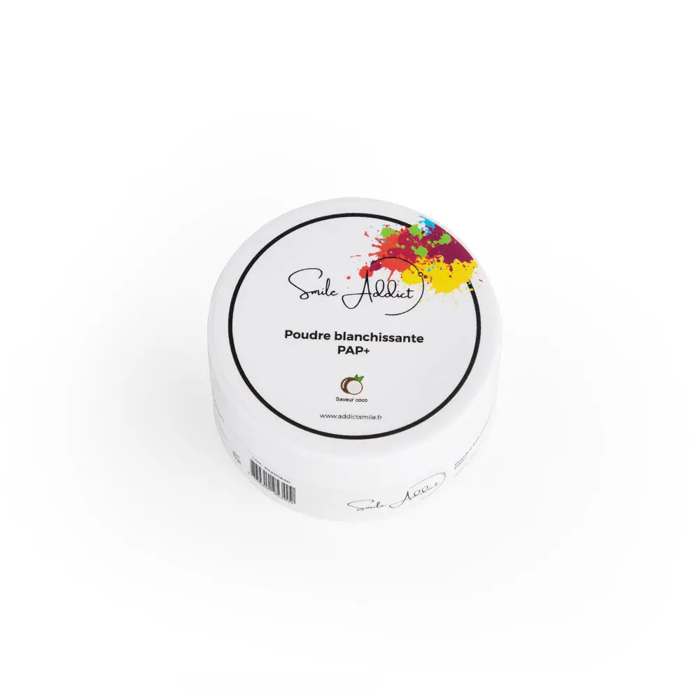 Poudre de PAP Blanchissante à la Noix de Coco Addict Smile