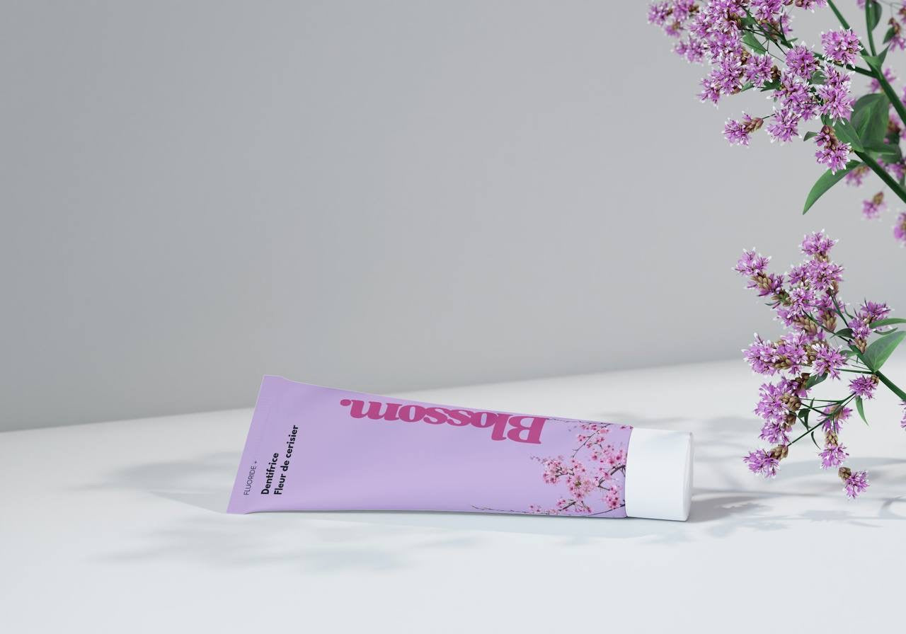 Dentifrice Aromatisé - Saveur Fleur de Cerisier Blossom Smile Addict