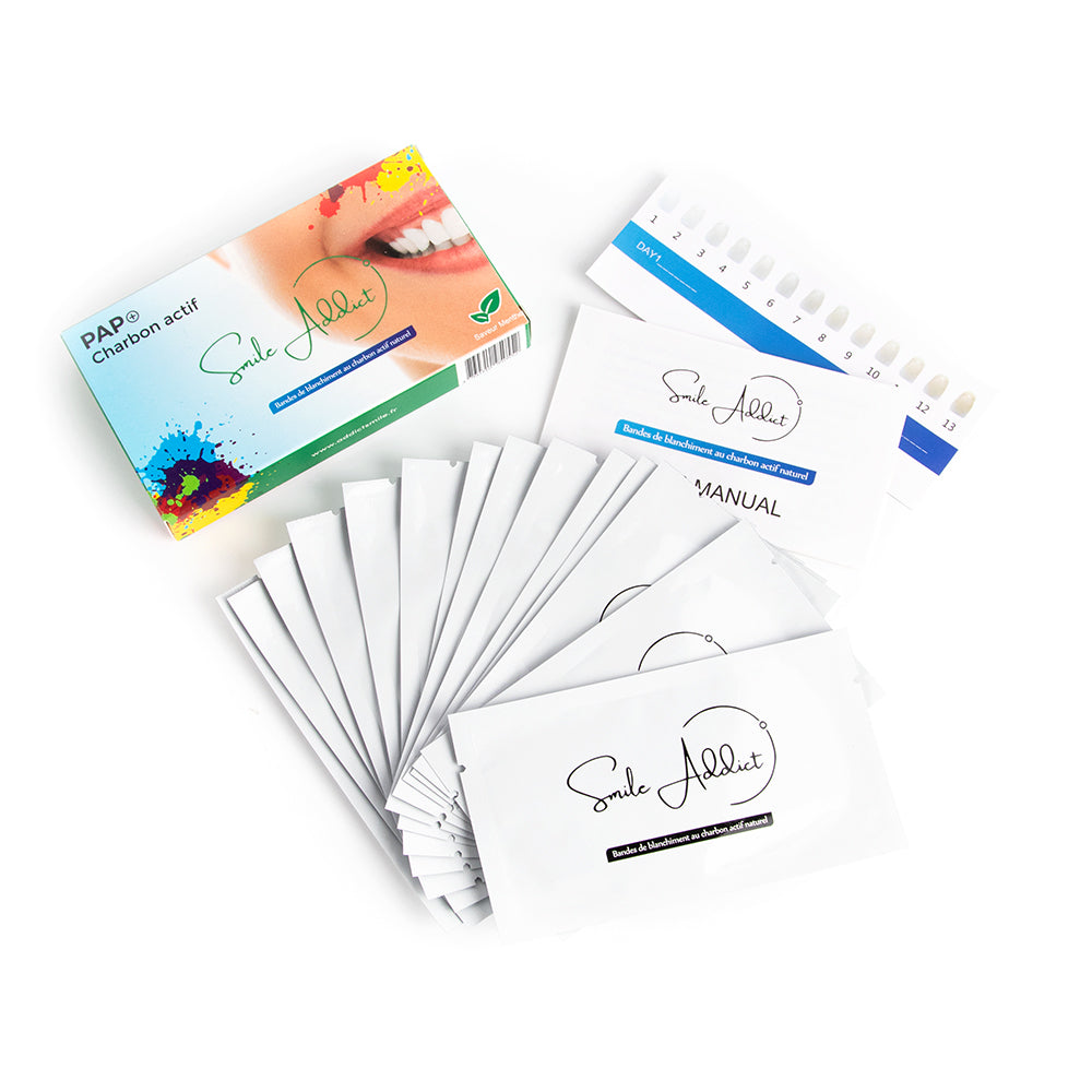 Bandes Blanchissantes - Saveur Menthe | Smile Addict