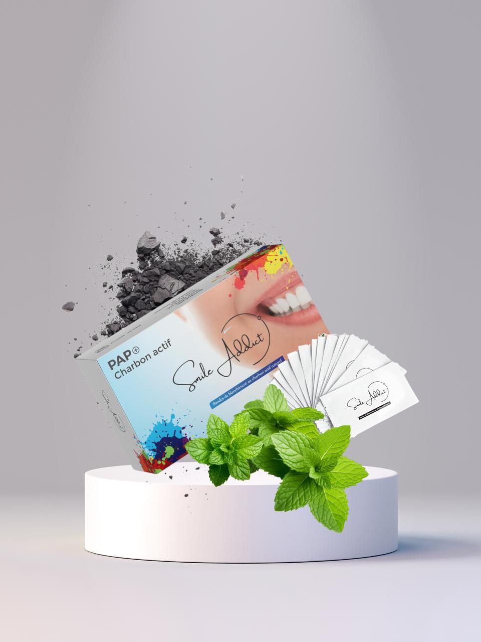 Bandes Blanchissantes - Saveur Menthe | Smile Addict