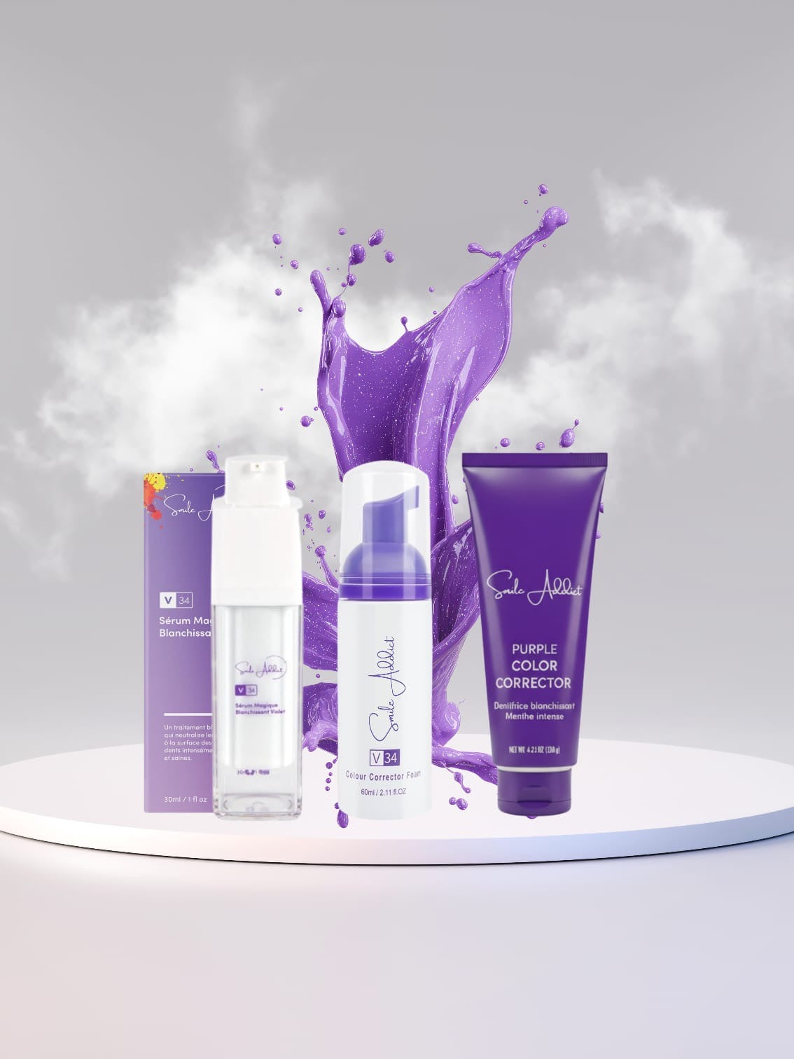 PACK ROUTINE EXPRESS BLANCHEUR — PACK BEST-SELLER SMILE ADDICT Smile Addict