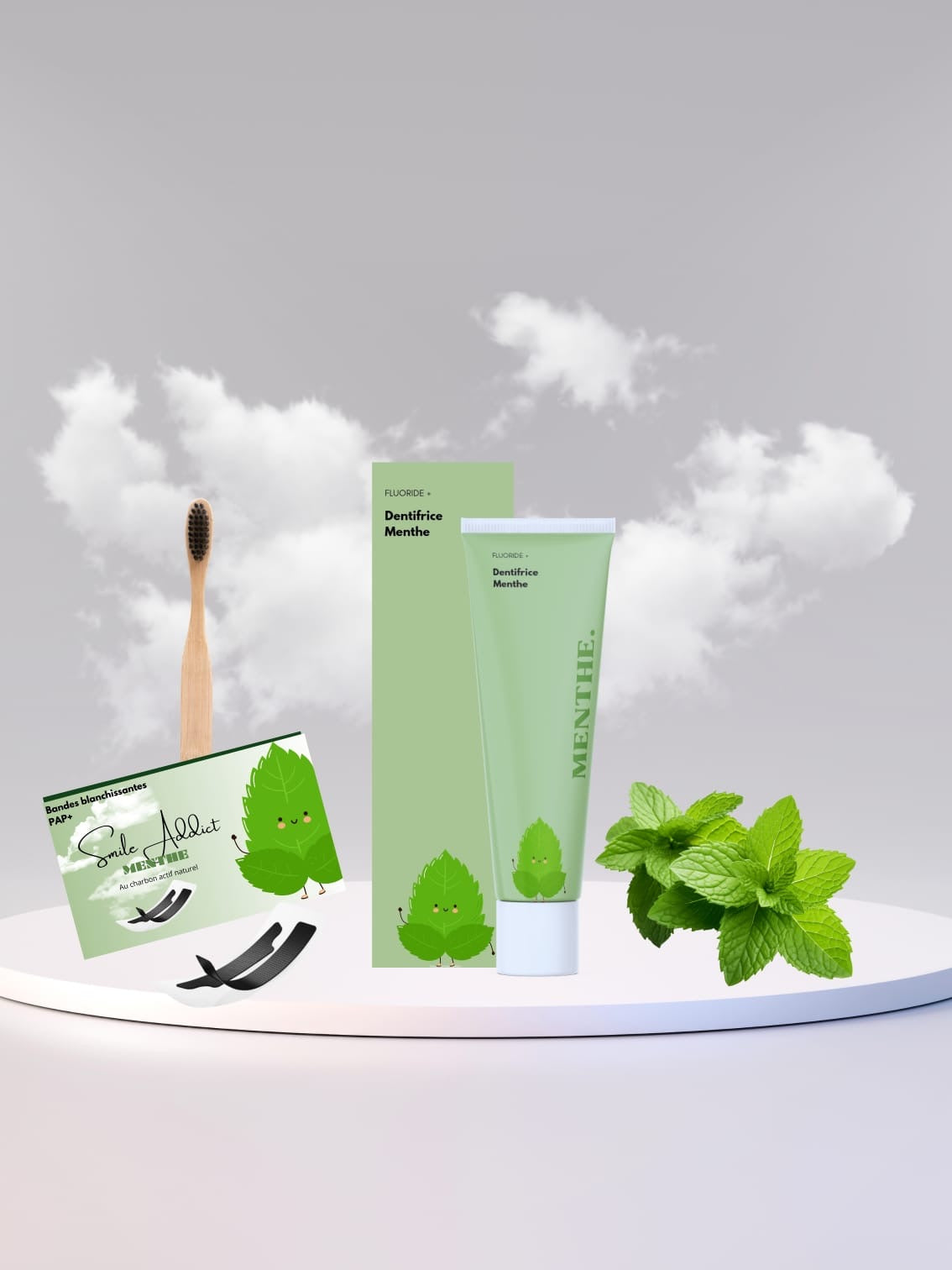 PACK BLANCHEUR A LA MENTHE | Smile Addict