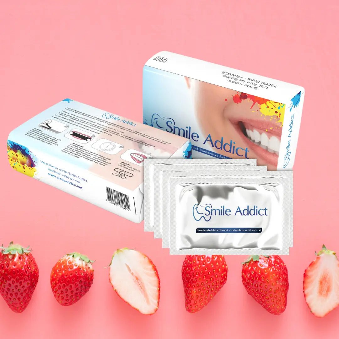 bandes blanchissantes saveur fraise - 3