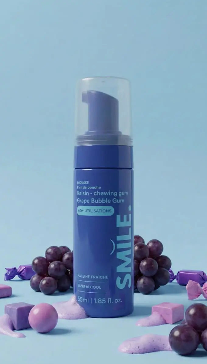 Bain de bouche mousseux Bubblegum – Smile Addict Smile Addict