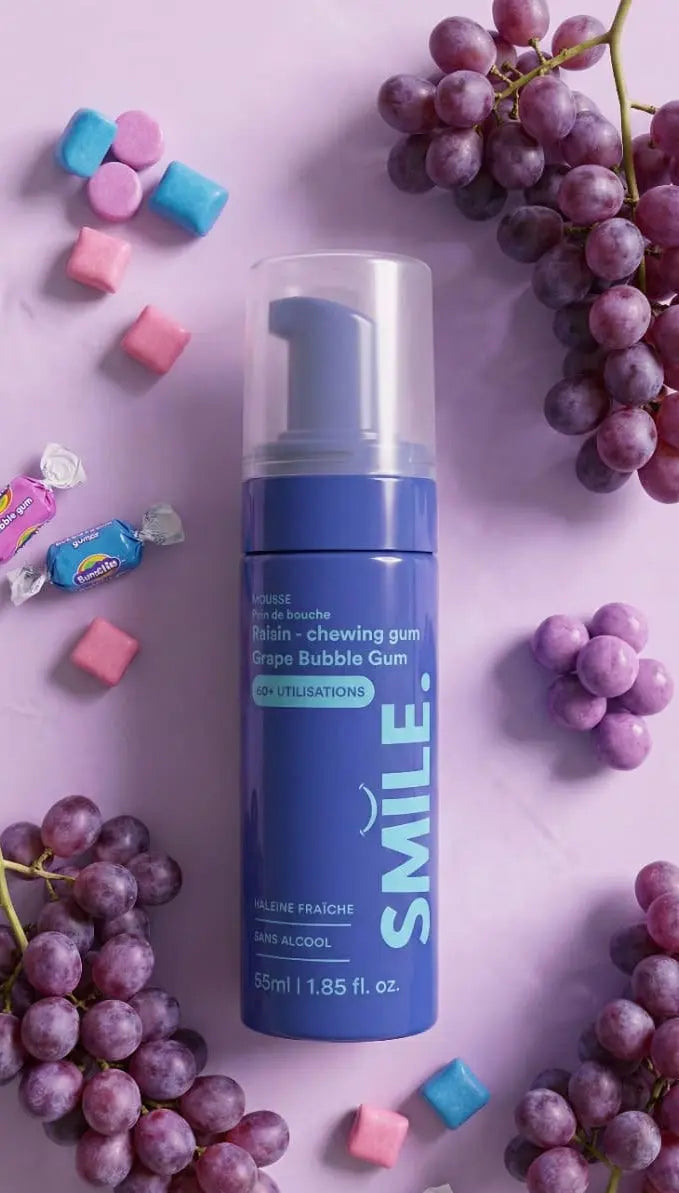 Bain de bouche mousseux Bubblegum – Smile Addict Smile Addict