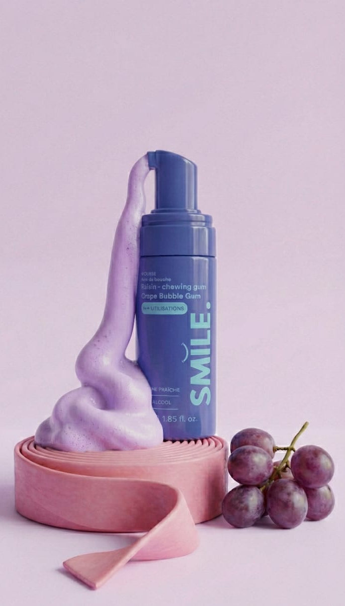 Bubblegum Foaming Mouthwash – Smile Addict