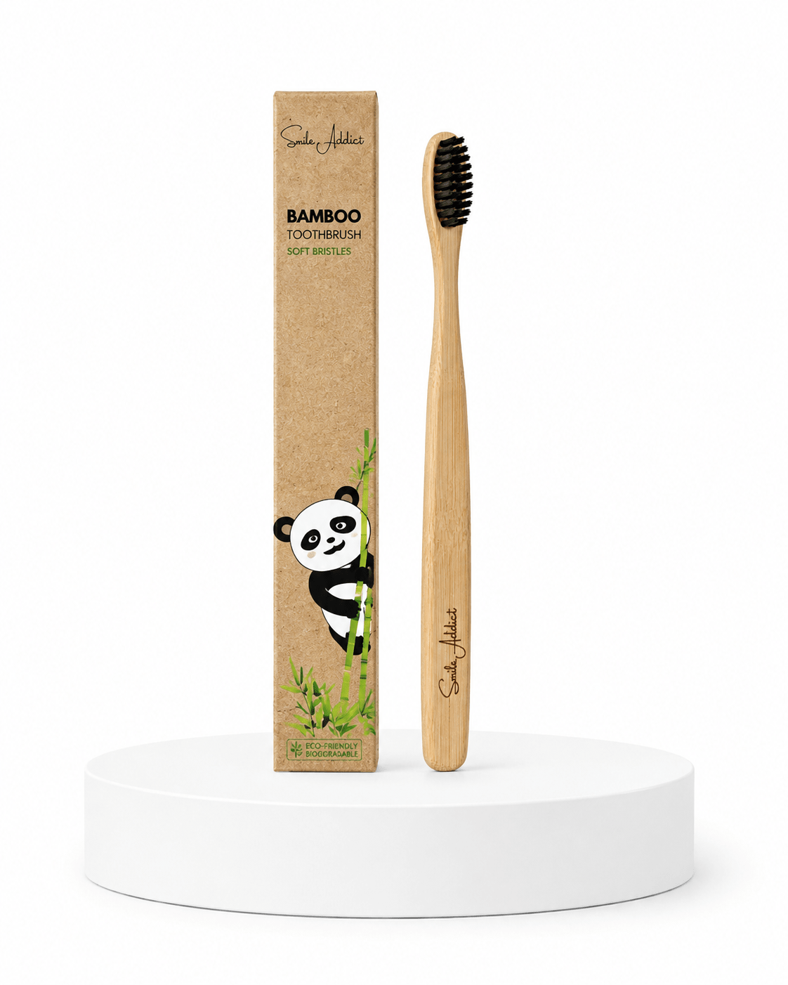 Brosse à Dents en Bambou - Écologique et Naturelle Smile Addict - Smile Addict