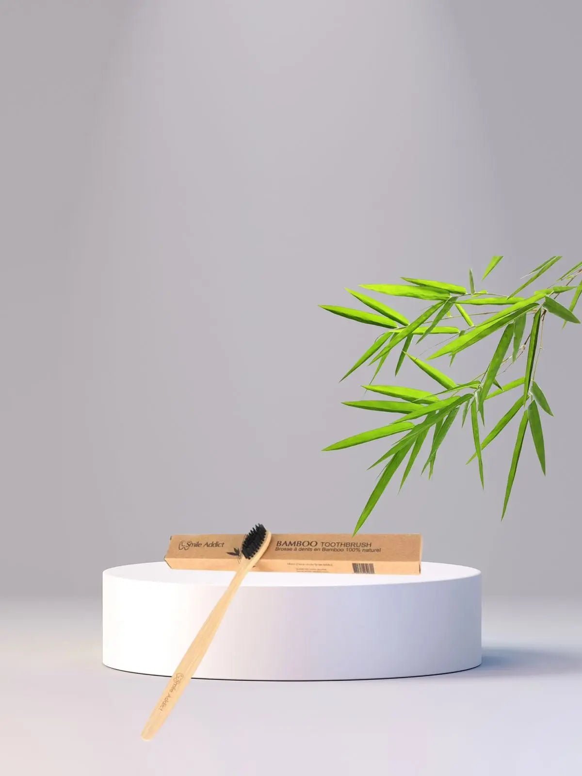 Brosse à Dents en Bambou - Écologique et Naturelle Smile Addict - Smile Addict