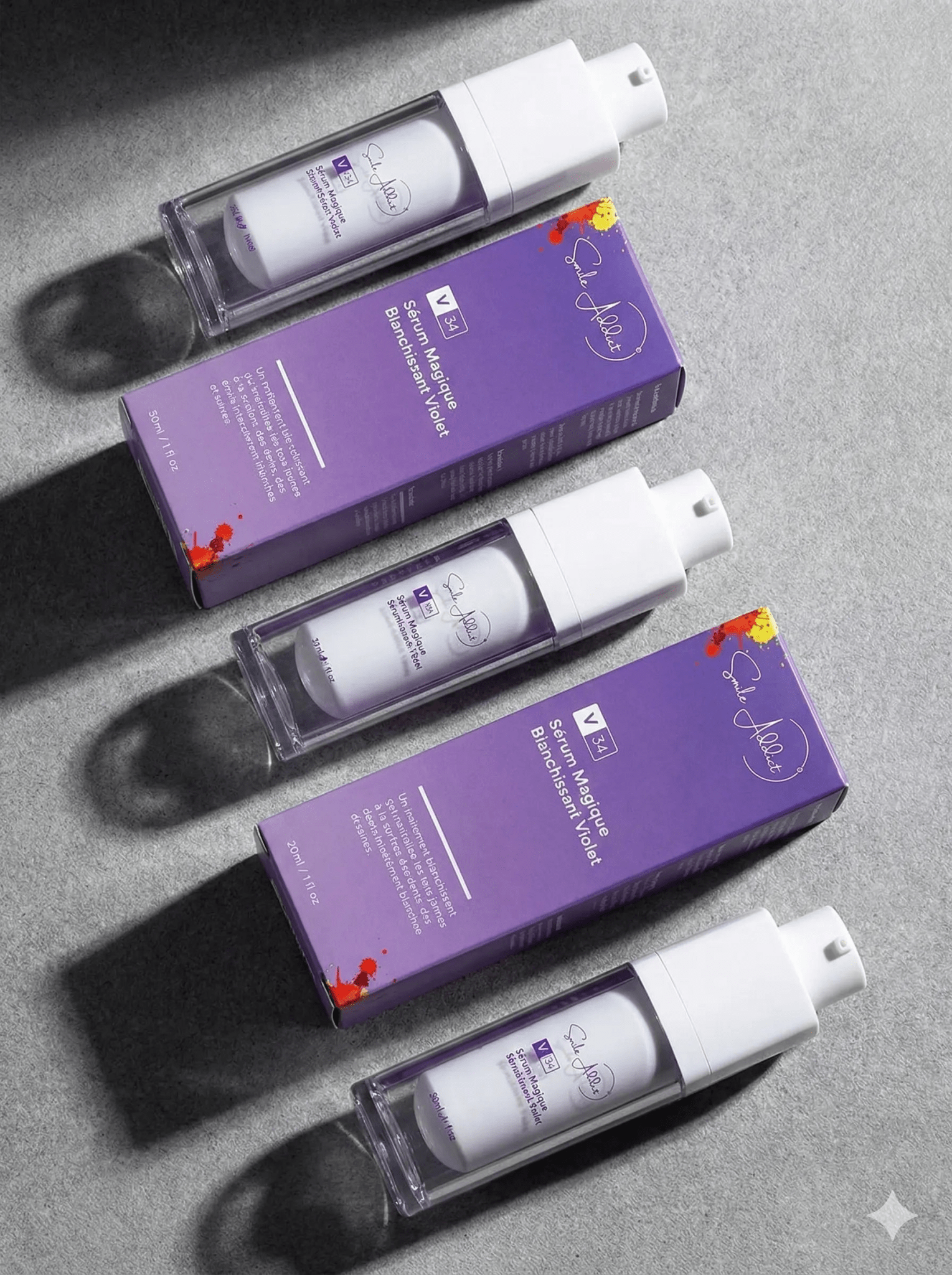 CORRECTEUR DE COULEUR - Serum "magique" blanchissant violet 30ml 🌟 - Smile Addict