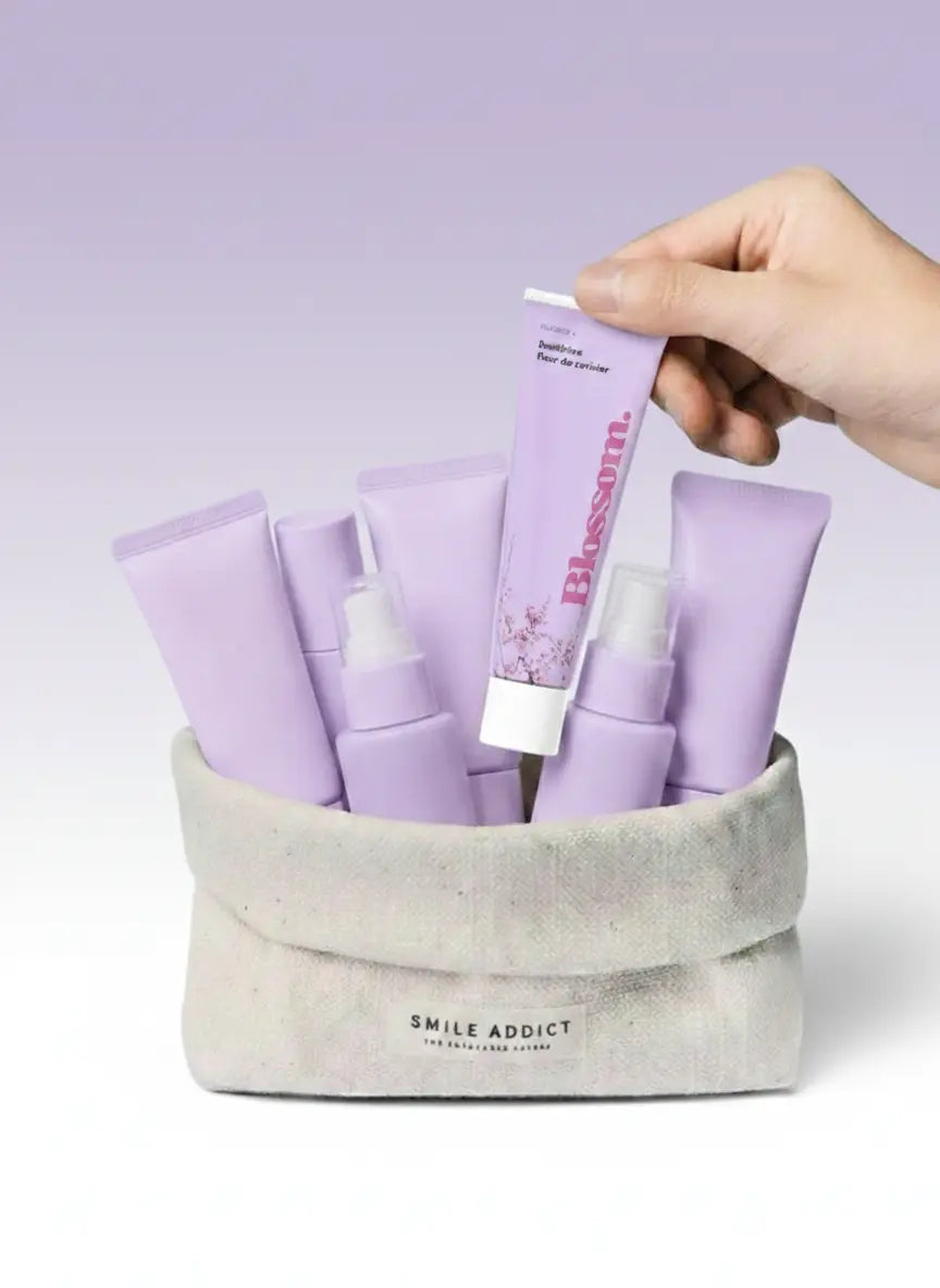 Dentifrice Aromatisé Saveur Fleur de Cerisier Blossom – Ad — résultats blanchiment dentaire | Smile Addict