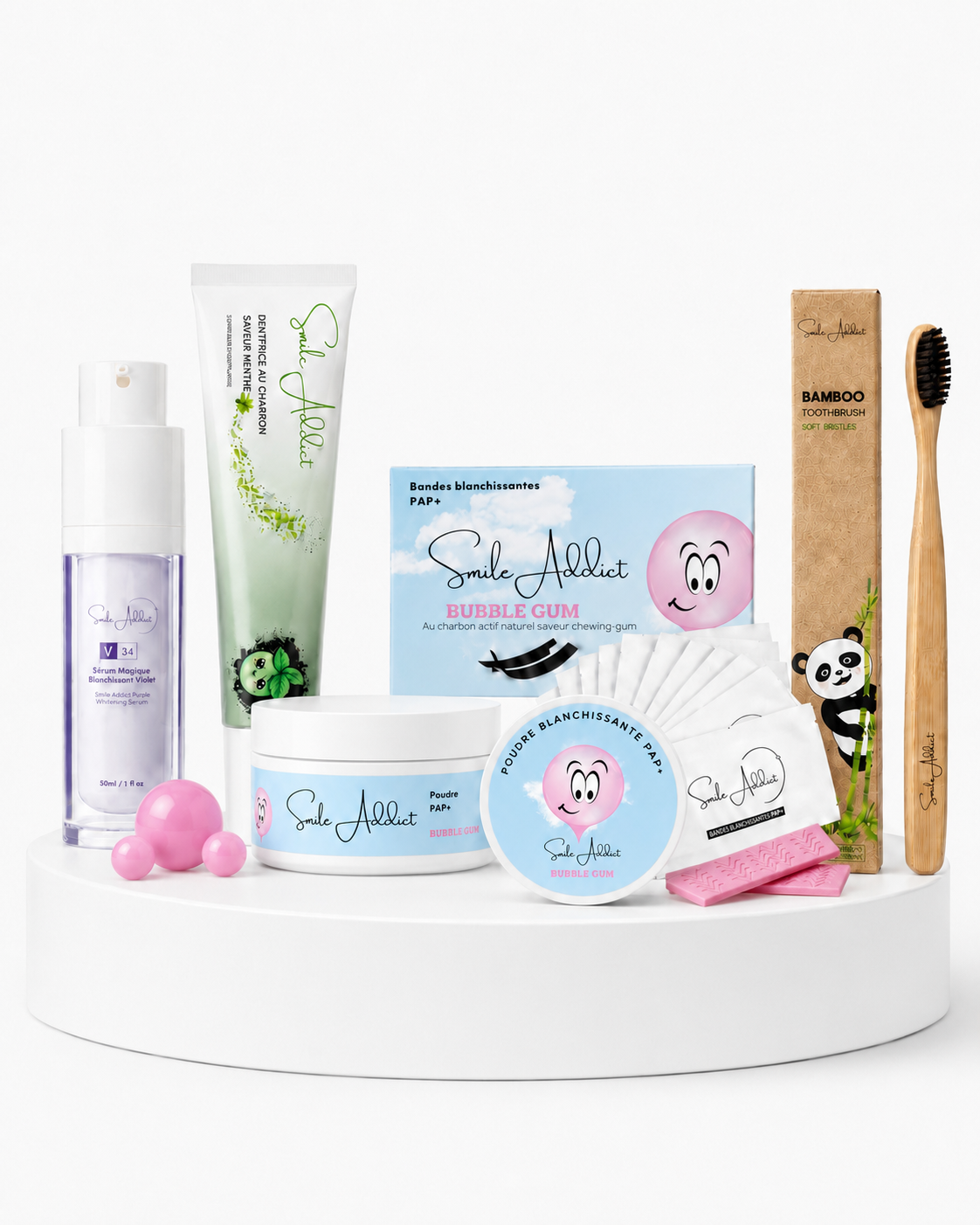 Pack Complet Blancheur Intense – Routine 5 Produits Blanchiment Dentaire