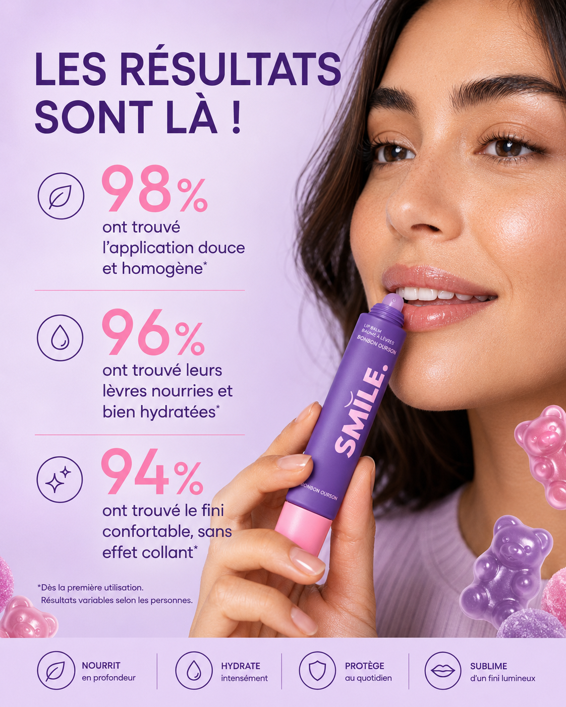 Baume à Lèvres Gummy Bear – Smile Addict