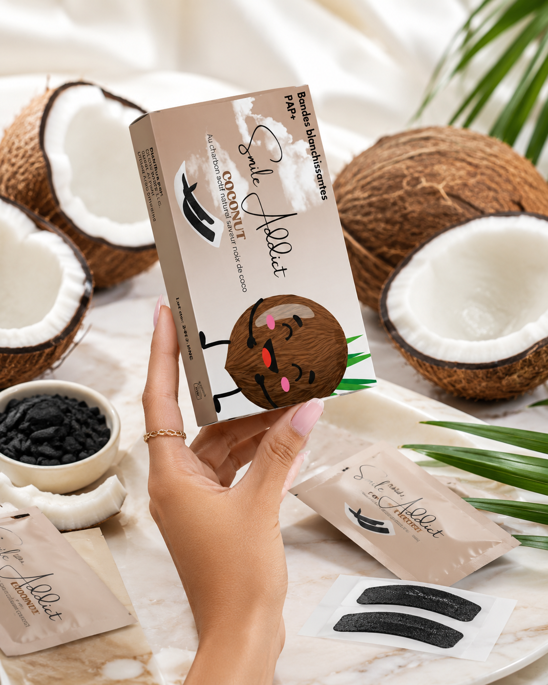Bandes Blanchissantes - Saveur Noix de Coco