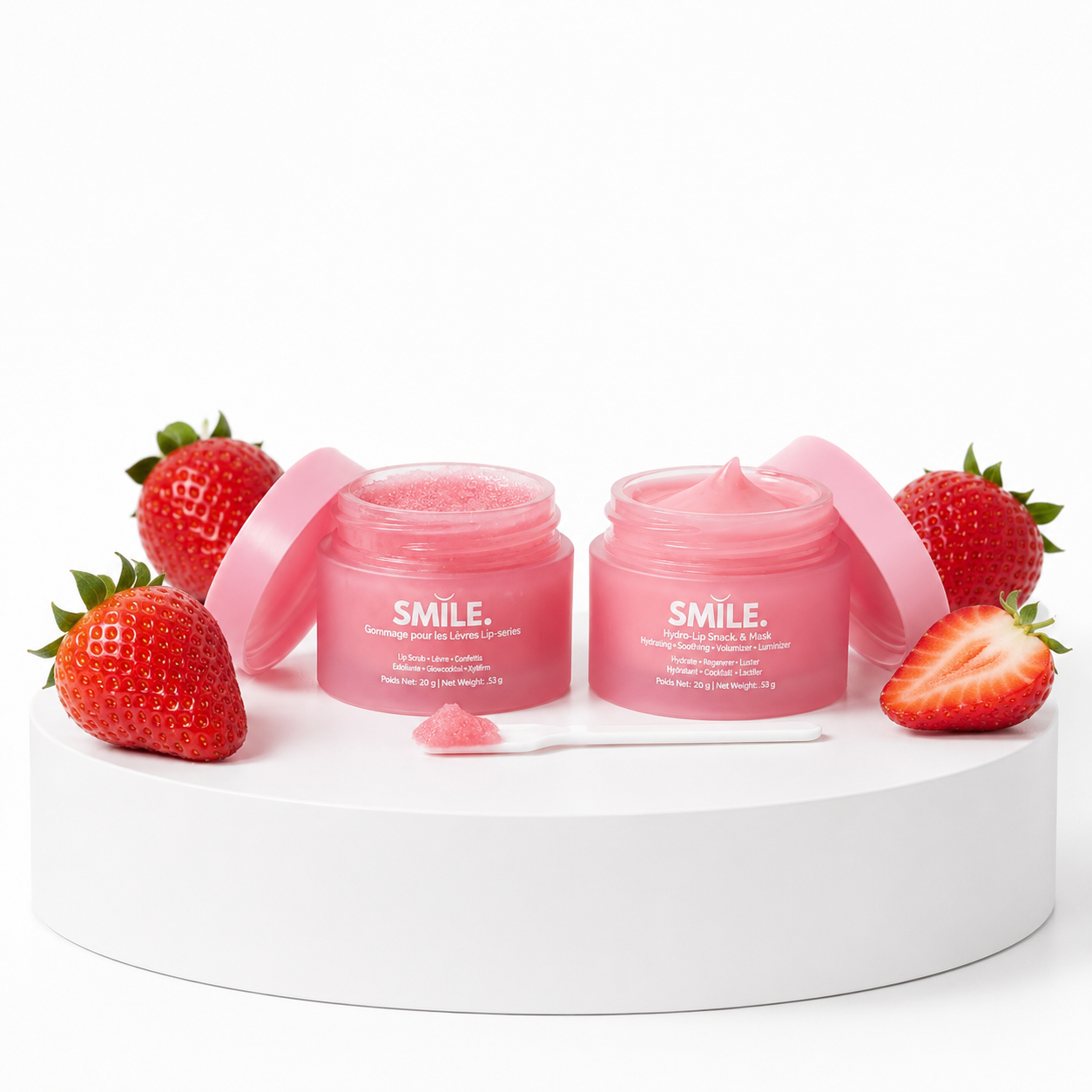 Smile Addict – Duo Soin Lèvres Luxe (Masque Hydra + Gommage) – 60 g
