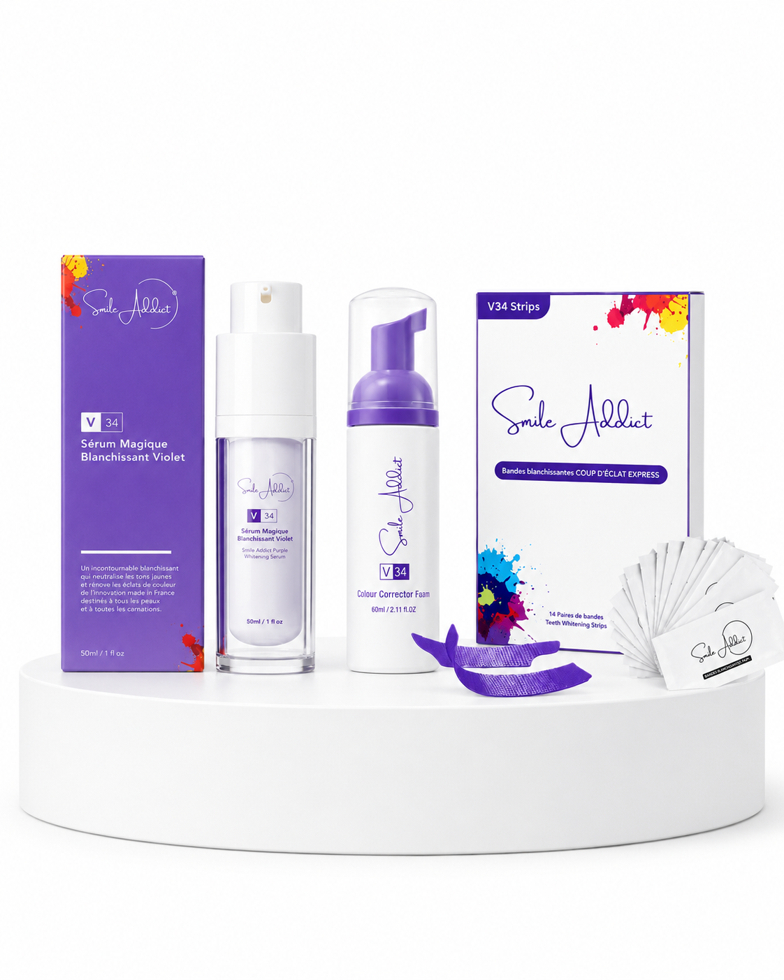 PACK COMPLET V34 SERUM MOUSSE BANDES