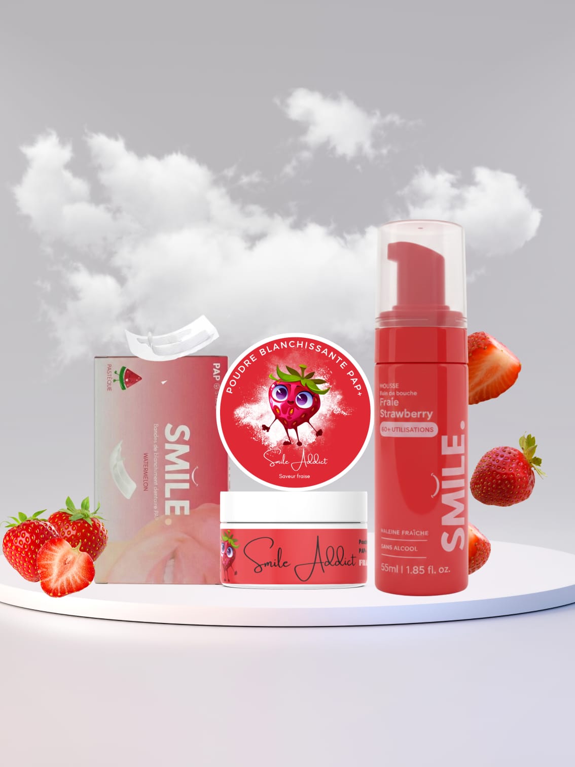 PACK BLANCHEUR FRUITE - ROUTINE GOURMANDE - SMILE ADDICT Smile Addict