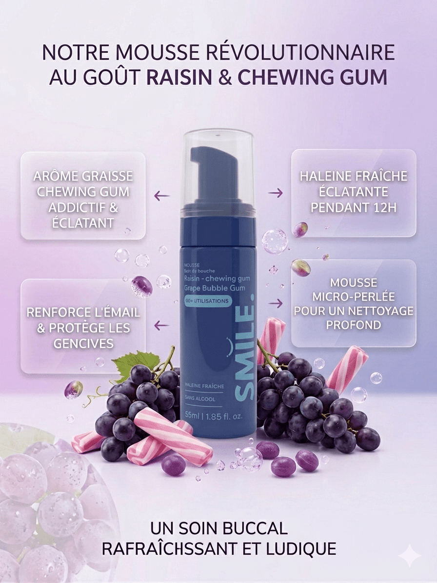 ROUTINE BLANCHEUR FRAICHEUR - EDITION BUBBLE GUM - Smile Addict