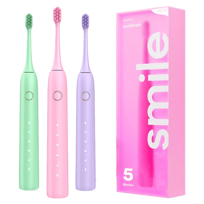 Brosse à dents électrique sonique verte – Technologie sonique, rechargeable & étanche | Smile Addict | Smile Addict