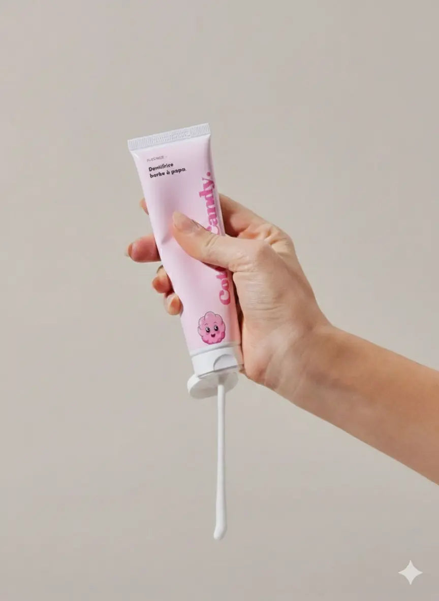 Dentifrice Aromatisé Saveur Barbe à Papa – Charbon Actif Naturel | Smile Addict Smile Addict