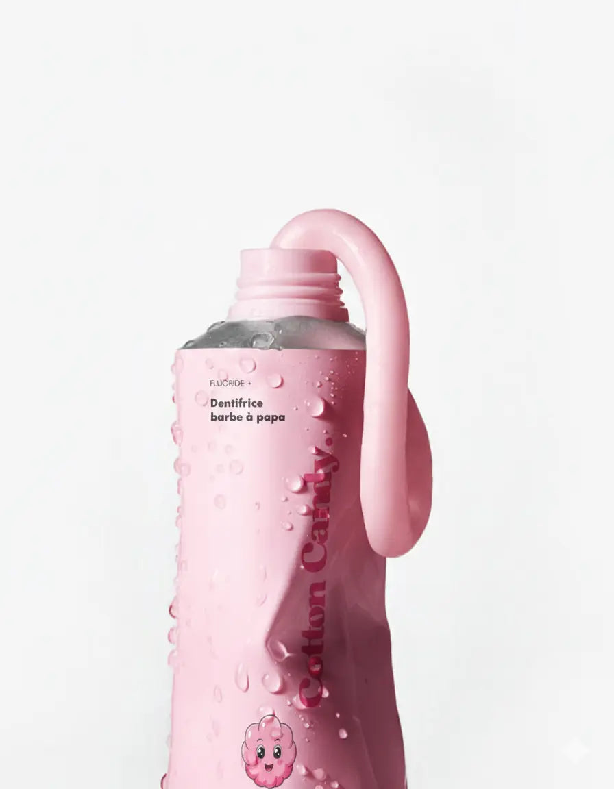 Dentifrice Aromatisé Saveur Barbe à Papa – Charbon Actif Naturel | Smile Addict Smile Addict