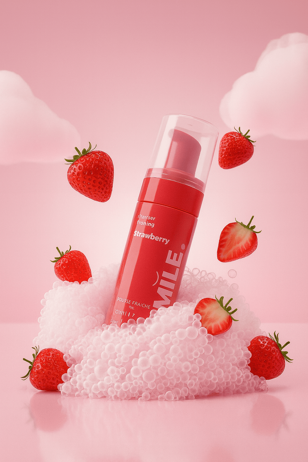 Bain de bouche mousseux Fraise – Smile Addict | Smile Addict 