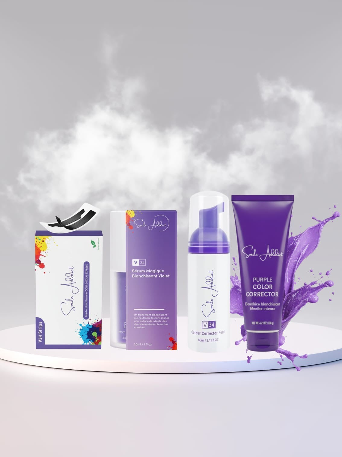 mousse v34 correcteur couleur smile addict