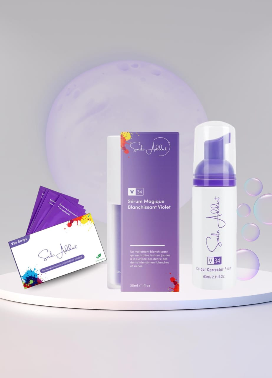 PACK COMPLET V34 SERUM MOUSSE BANDES