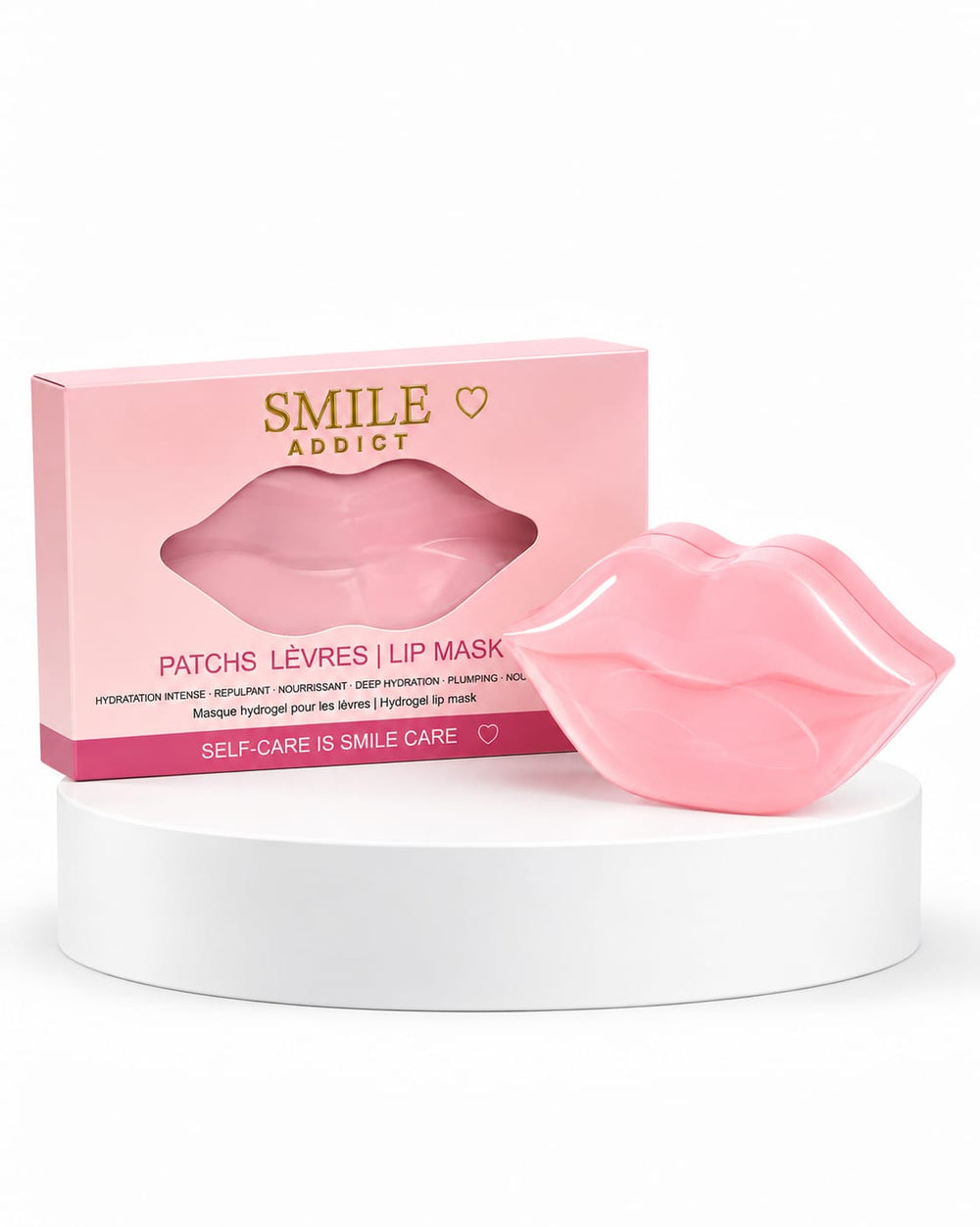 Patchs lèvres hydrogel Smile Addict