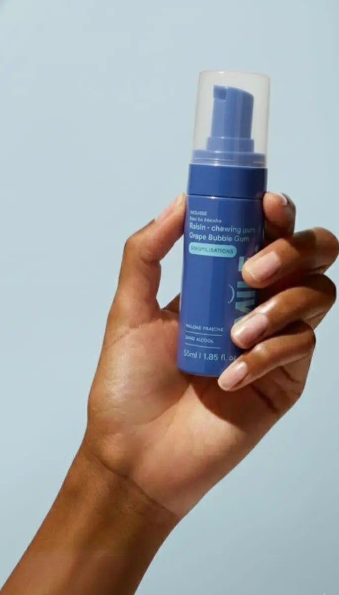 Bain de bouche mousseux Bubblegum — vue détail produit | Smile Addict