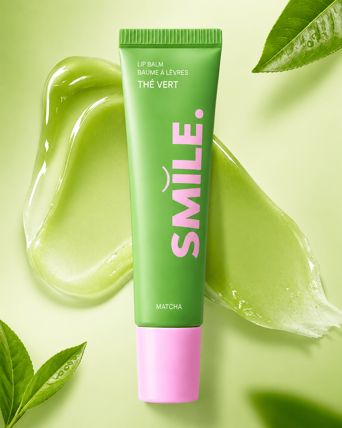 Baume à Lèvres MATCHA – Thé Vert — vue 8 | Smile Addict
