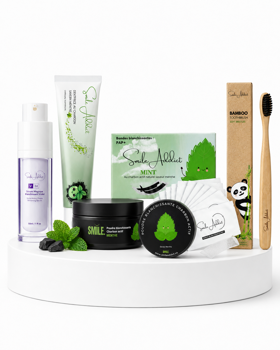 Pack Complet Blancheur Intense – Routine 5 Produits Blanchiment Dentaire