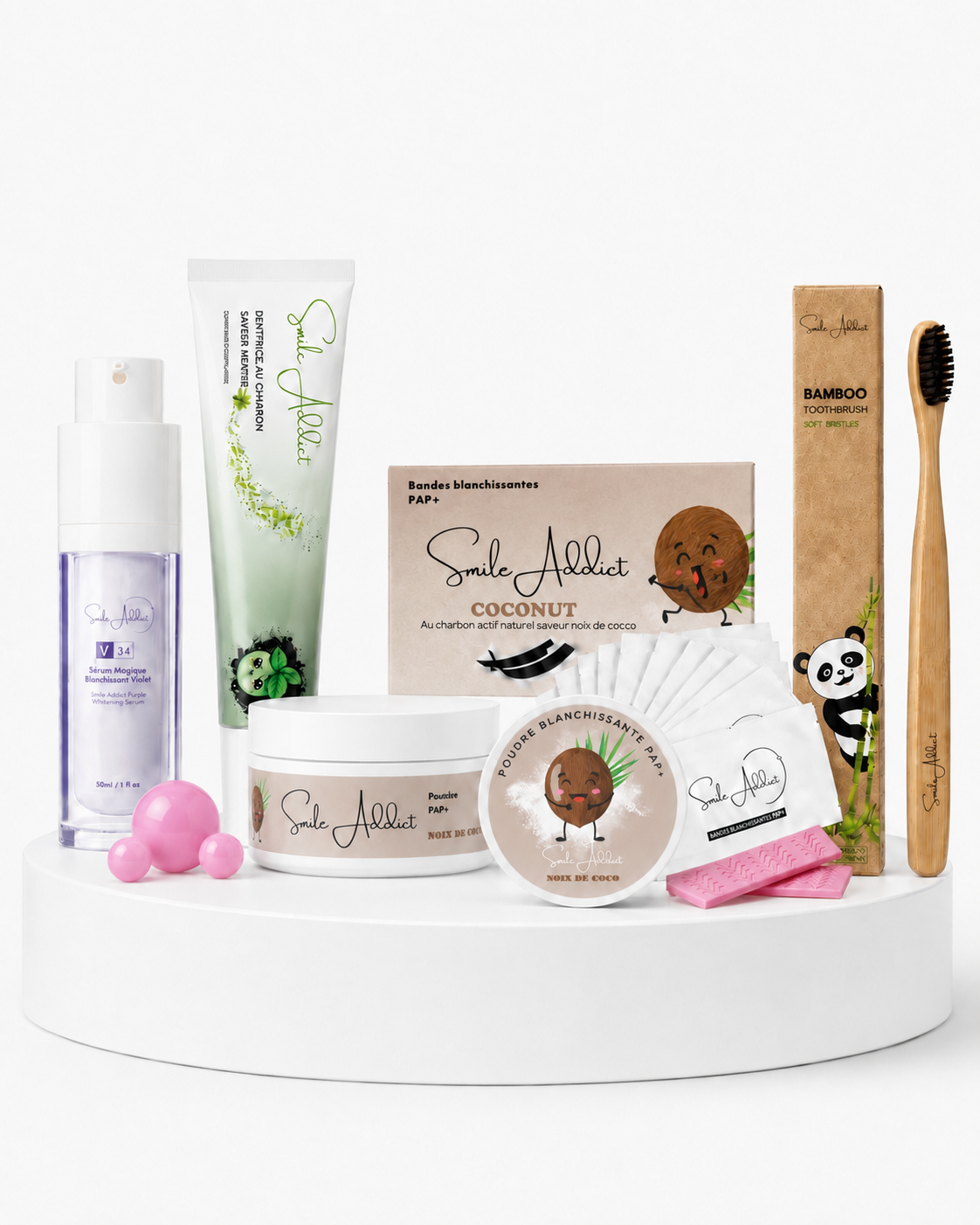 Pack Complet Blancheur Intense – Routine 5 Produits Blanchiment Dentaire