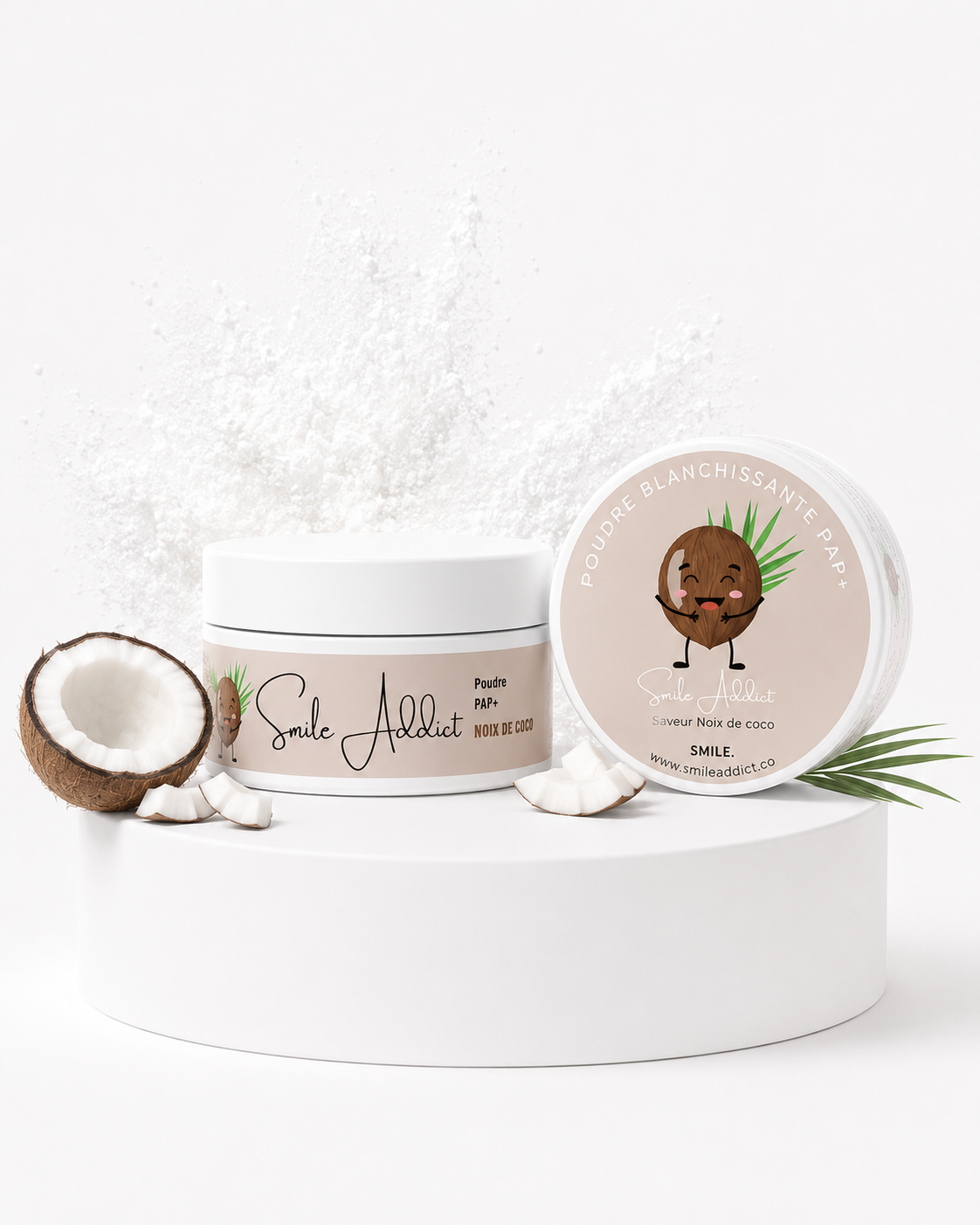 Poudre de PAP Blanchissante à la Noix de Coco