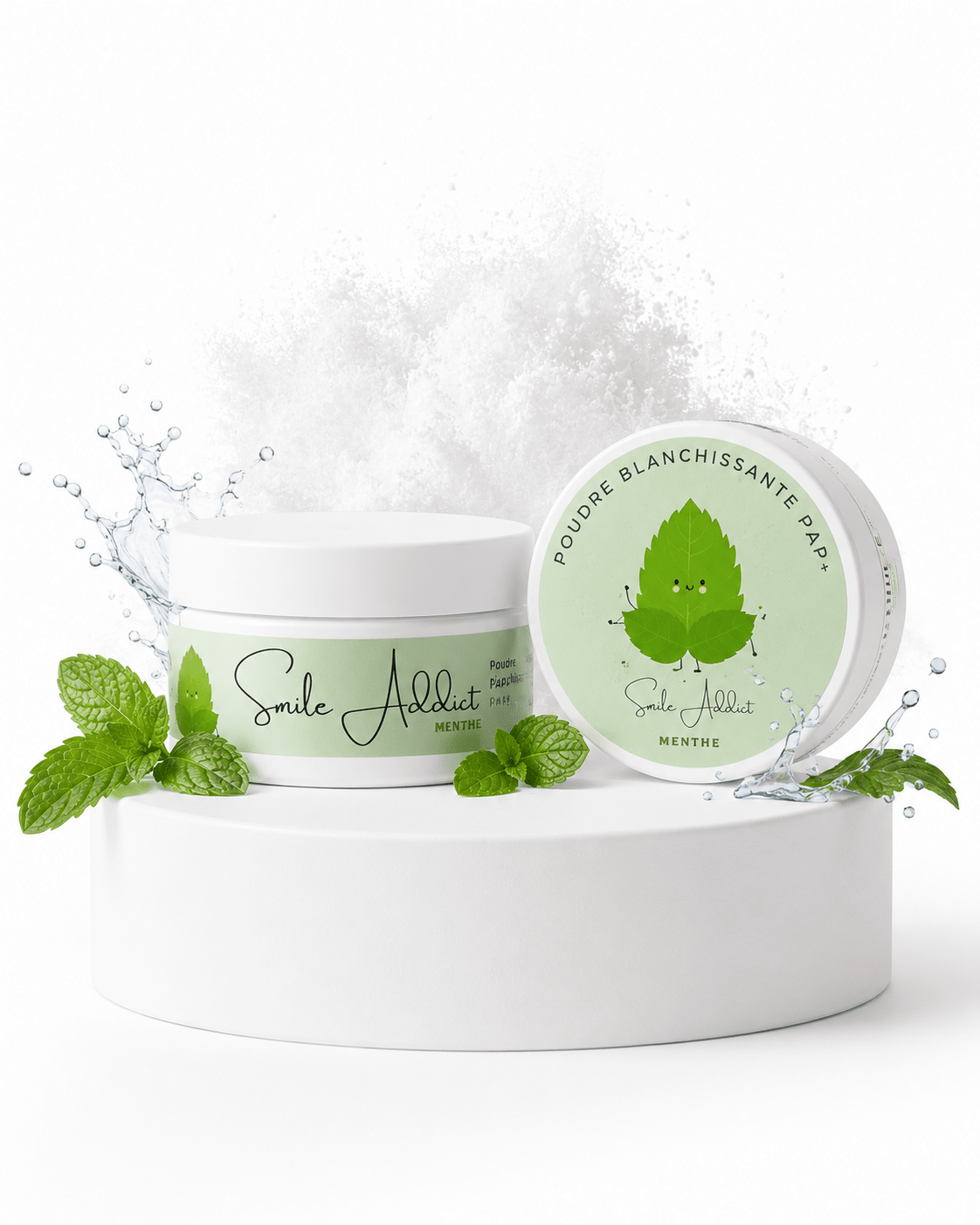 Poudre de PAP Blanchissante à la Menthe — image principale | Smile Addict