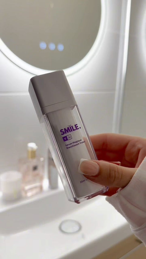 Aperçu de la vidéo : Vidéo : le V34 est une correction optique, le pigment violet neutralise visuellement les reflets jaunes, effet immédiat et temporaire, 10 secondes.