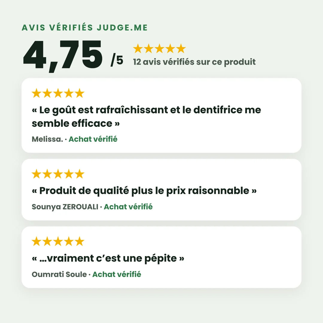 Note de 4,75 sur 5 sur 12 avis vérifiés et extraits d’avis clients